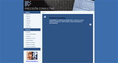 Desktop Screenshot of precision.es
